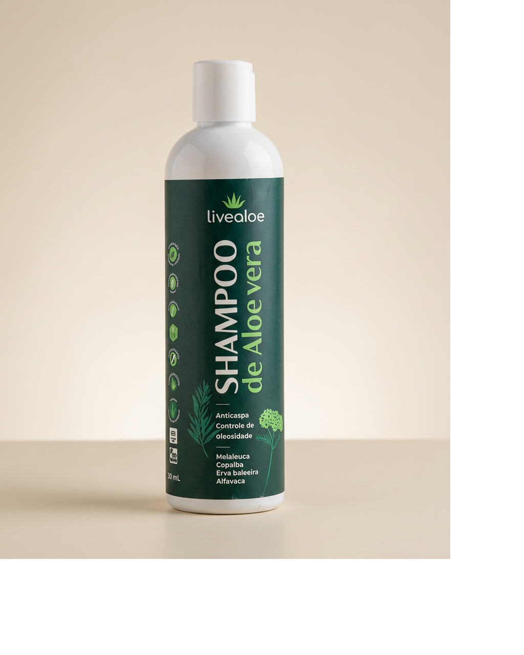 Shampoo de Aloe vera - pequenos defeitos