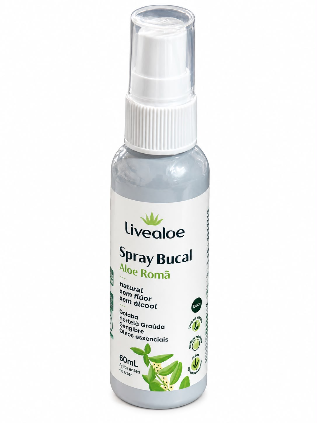 SPRAY BUCAL ALOE ROMÃ 60 ML