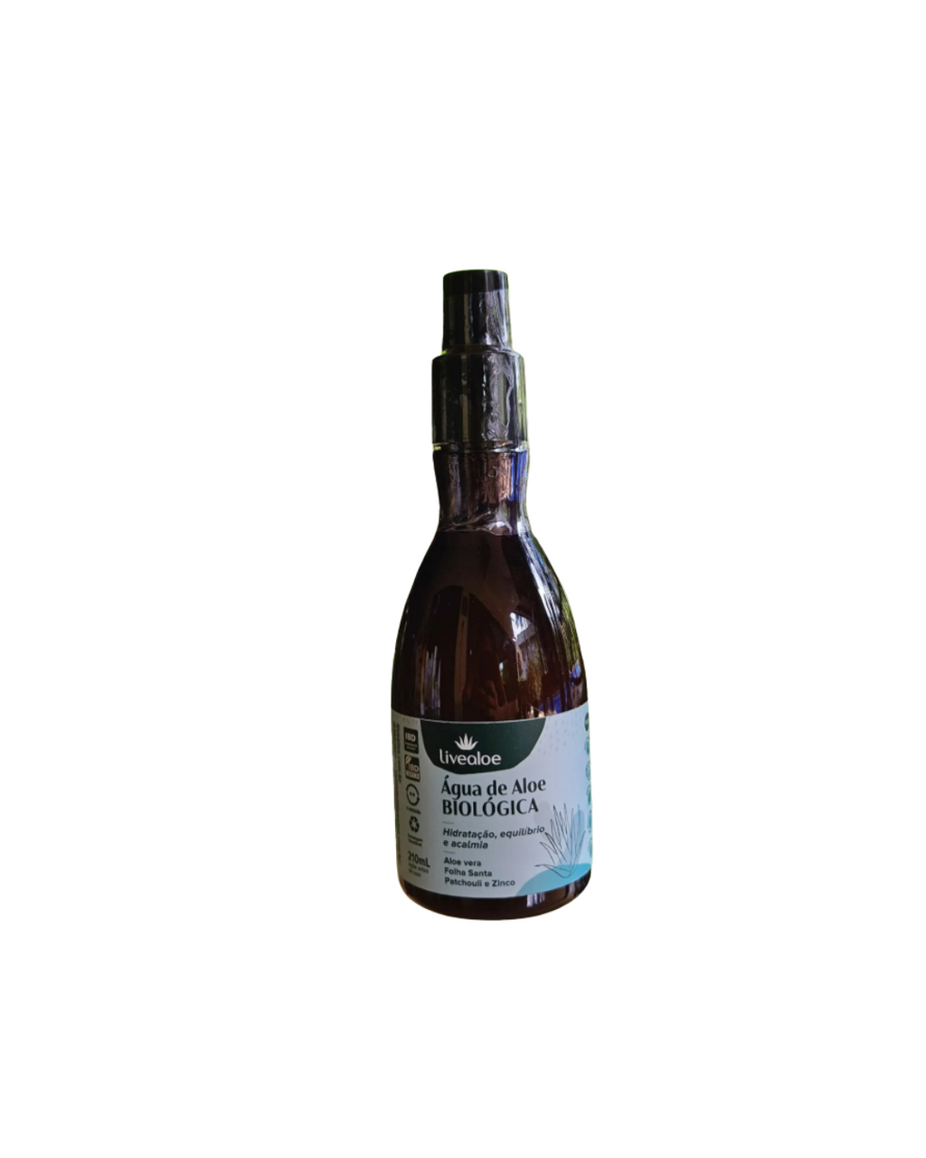 Água de Aloe Biológica 210mL – Tônico Facial Natural com Aloe Vera Orgânico