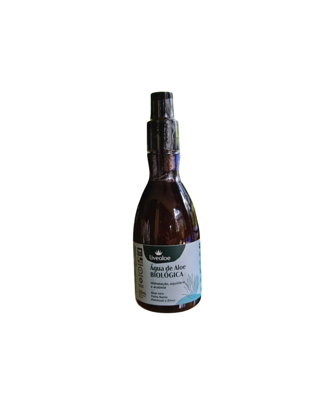 Água de Aloe Biológica 210mL – Tônico Facial Natural com Aloe Vera Orgânico