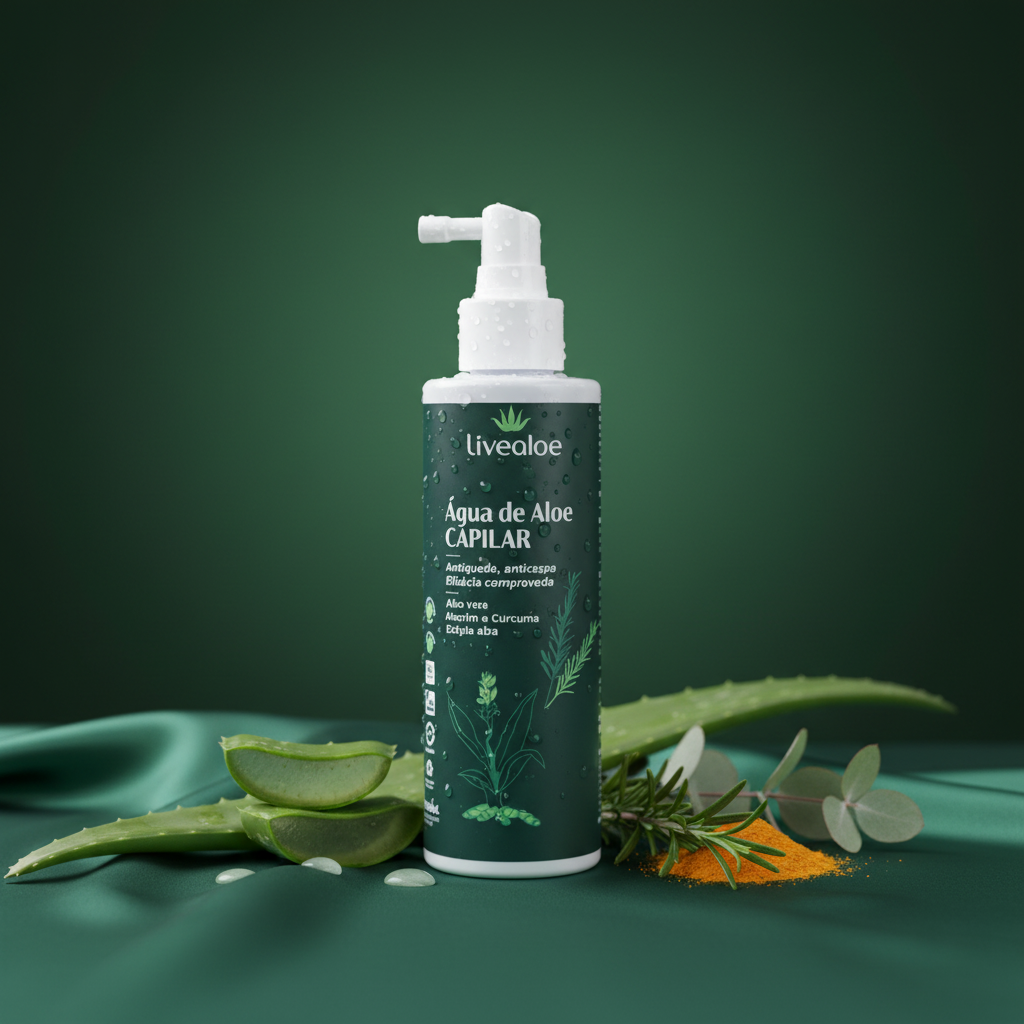 Água de Aloe Capilar em composição premium