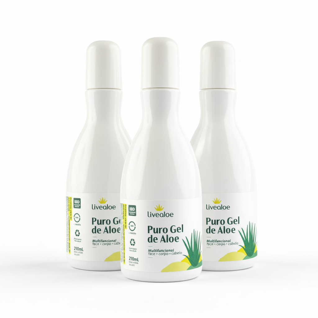 Kit still com 3 Puro Gel de Aloe 210 mL