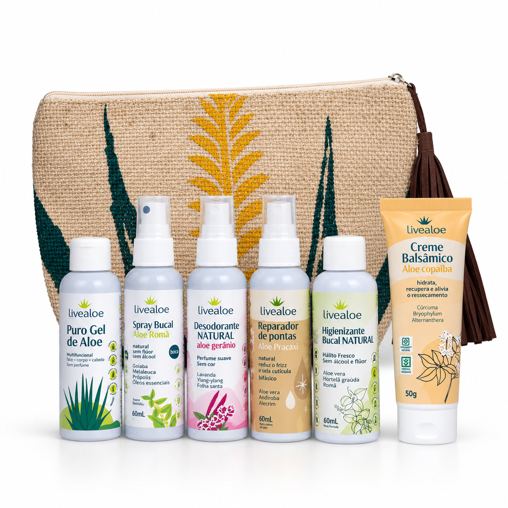 Kit Viaje com a Livealoe
