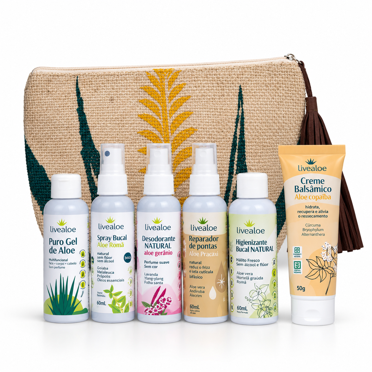 Kit Viaje com a Livealoe